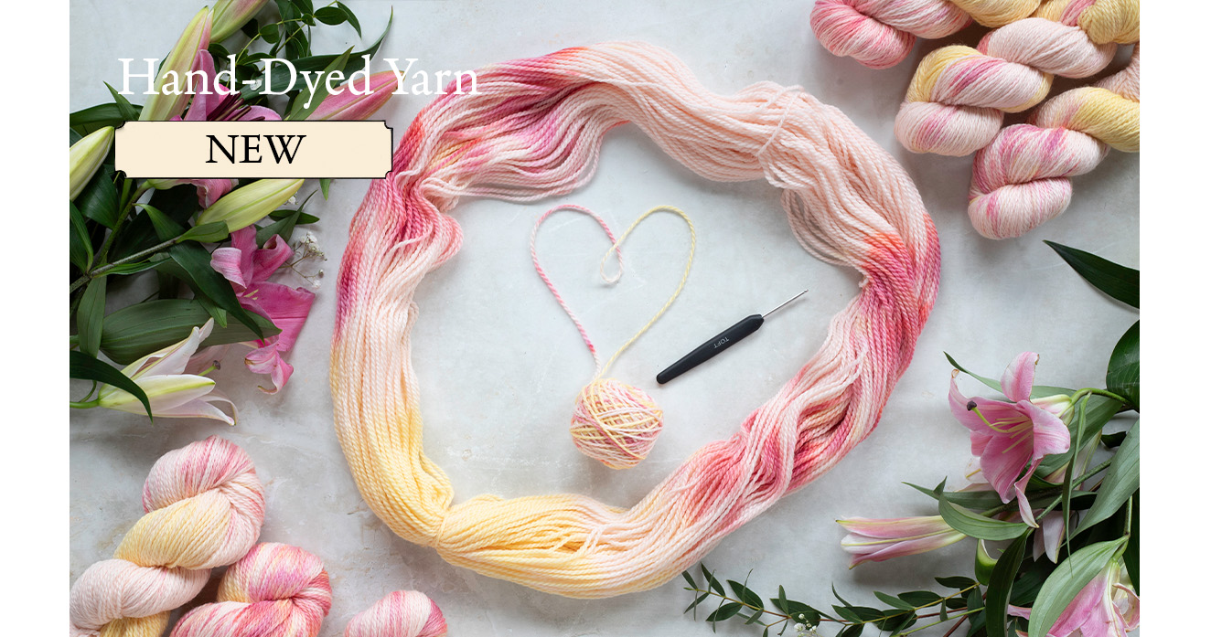 Hand dyed yarn treat yourself toft